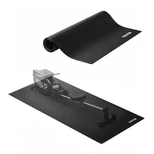 VEVOR Treadmill Mat for Carpet Floor, 23.62" x 51.18" x 0.16" Exercise Equipment Mat for Elliptical and Walking Pad, High Density PVC Floor Protector, Waterproof and Non-slip for Home Gym