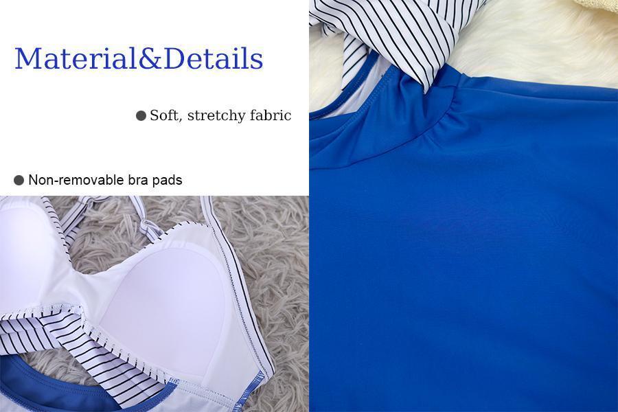 Women Cutout One Piece Skirt Swimsuit V Neck Wrap Tie Back Swimdress Tummy Control Bathing Suits High Rise Swimwear High Waist Swimwsuit