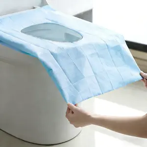 Disposable Toilet Seat Cover, 20pcs Disposable Toilet Seat Covers, Pastel Toilet Seat Protector for Home Bathroom, Hotel & Salon, Restroom Bathroom Accessory & Toilet Lid Cover