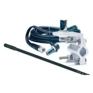 RoadPro RPPS-14KB 4 ft. Platinum Series Single Mirror Mount CB Antenna Kit - 1000 Watts Black