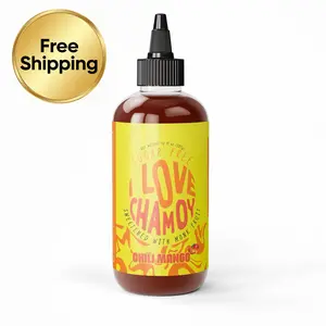Chili Mango Sugar Free Chamoy - Carb Free - Vegan - Gluten Free - No Artificial Dyes - No Red 40 - Diabetic Friendly Mexican Candy Sauce - Mango Fruit Flavored Sugar Free Chamoy