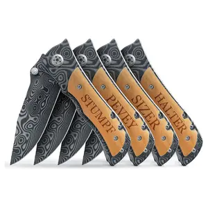 Personalized Engraved Knife Set for Men, Groomsmen Gift, Customized Pocket Knife For wedding fevor