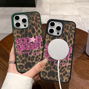 Premium Case for iPhone11/12/13/14/15/16/promax Pink Alphabet Leopard y2k cased Ready,Anti-Fall,Springtok and Ultra-Thin Design | Perfect for Everyday Use Compatible with Samsung Galaxy S25
