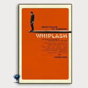 Whiplash Movie Poster Vintage Classic Movie Poster Art Home decoration Poster, Poster Decor Room