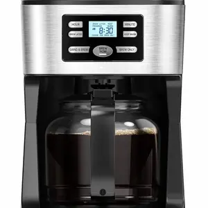 Digital Coffee Machine 12Cup FullyAutomatic Large coffee maker integrated CoffeeGrinder