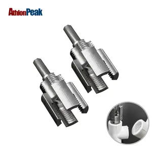 1/2'' 3/4'' PVC Pipe Thread Cutting Tool Integrated Internal & External Pipe Threading Tool Upgrade Pipe Thread Cutting Tool for Plumbing DIY Repairs