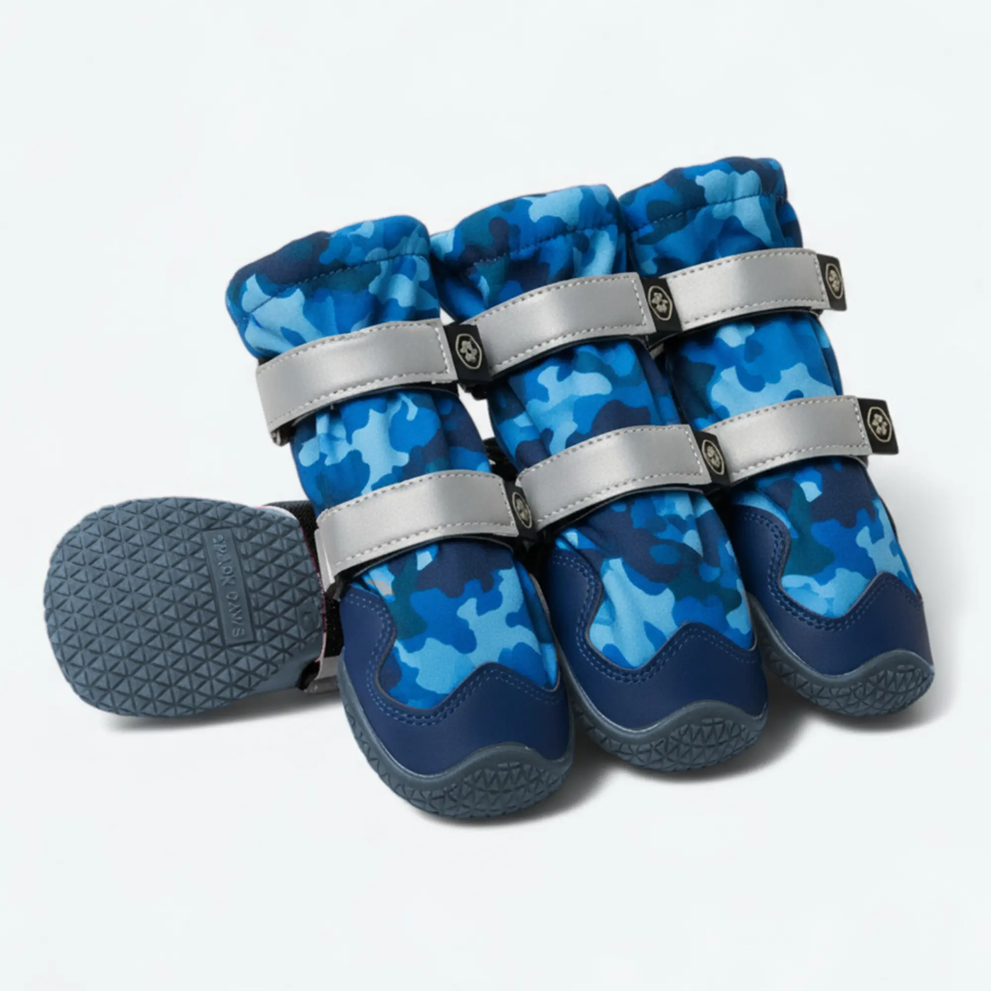 Blue Camo Boots