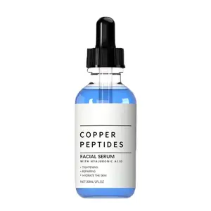 GHK Cu Peptide Serum – Copper Peptide Serum for Tightening, Collagen Boosting & Hydrating – Topical GHK-Cu with Hyaluronic Acid