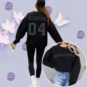 Wingleader Xaden Riorson Shirt, Fourth Wing Sweater, Basgiath War College, Bookish Merch, Onyx Storm, Shadow Daddy, Fantasy Reader Gift