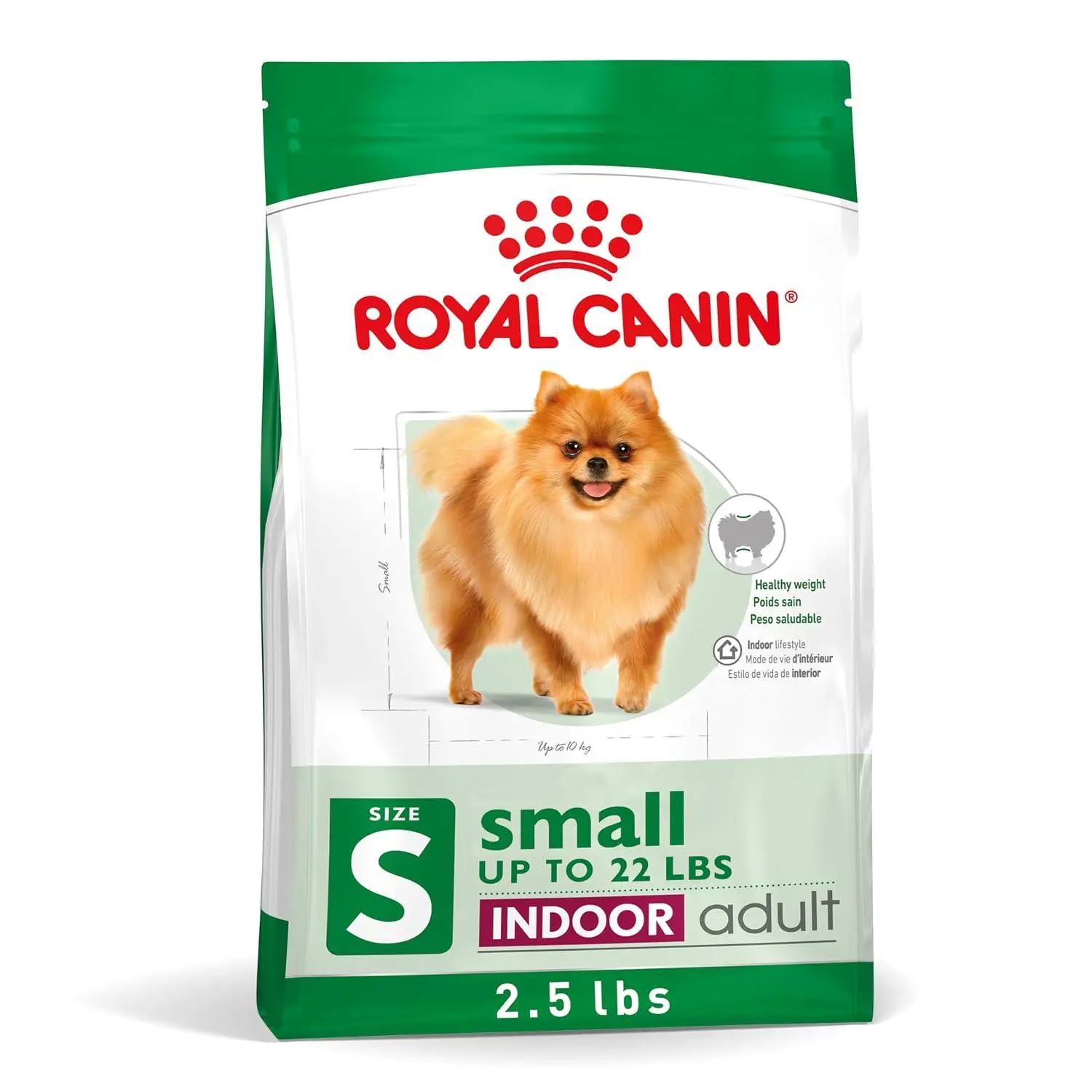 ROYAL CANIN Size Health Nutrition Small Indoor Adult Dry Dog Food, 2.5 lb Bag