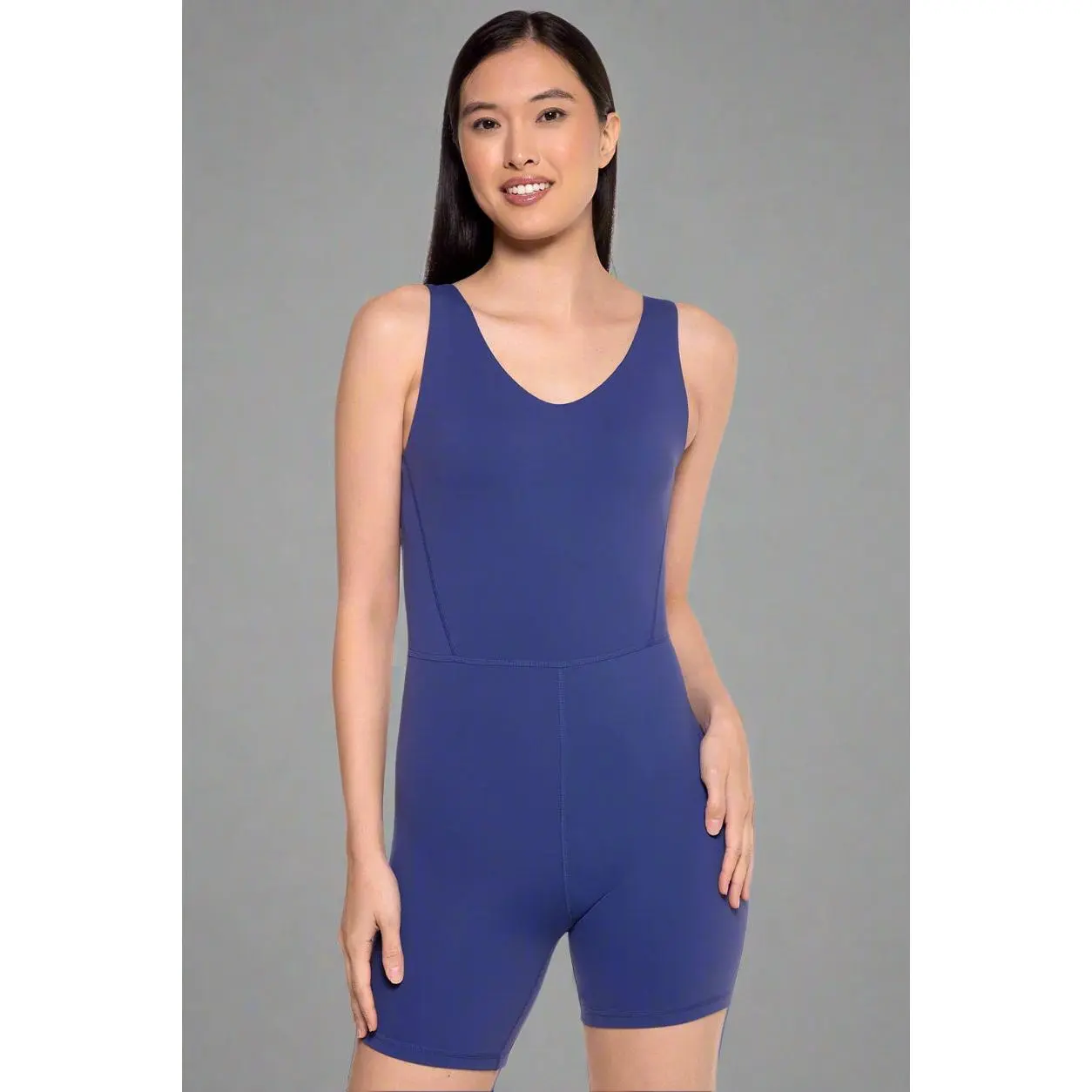 Lotus | Women's Yoga Bodysuit | Future Dusk