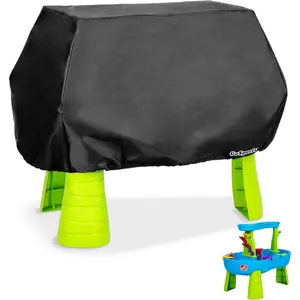 Universal Kids Water Table Cover - Anti-UV, Waterproof - Fits up to 41 x 25 x 34 Inches - Cover ONLY - Black