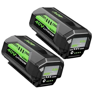2Pack OP4040 6.0Ah 40V Lithium Replacement for Ryobi 40 Volt Battery OP40401 OP40602 OP4026 OP40501 OP40261 Compatible with Ryobi Battery 40V Cordless Power Tools