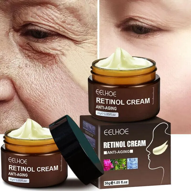 EELHOE Retinol Cream Anti-aging & Anti-wrinkle Retinol Face Cream Firming & Tightening Deep Moisture Hydrate Moisturizer Skincare retinol cream Moisturizing Arbutin Glycerin Hyaluronic