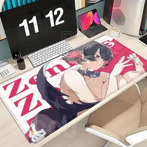 ZZZ Gaming Hoshimi Miyabi Ye Shunguang Mouse Pad Evelyn Ellen Joe Jane Doe Zenless Zone Zero Keyboard Desk Mat Anime Girl HD Printing XXL 400x900mm Mousepad Desktop Accessory