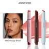 JOOCYEE Velvet Rouge Matte Lipstick - Non-Sticky 2-In-1 Lip & Cheek Cosmetic, Silky Blur Finish, Buildable Coverage, Long-Lasting Transfer-Resistant Lipstick Pen, Lightweight Non-Drying Formula, Waterproof, Daily Wear, Travel-Friendly, Fall Brown