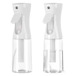 2 Pack Continuous Spray Bottles - Ultra Fine Mist Sprayer | 6.8 OZ Water Spray Bottle for Hair, Cleaning, Plants, Pets, Salons