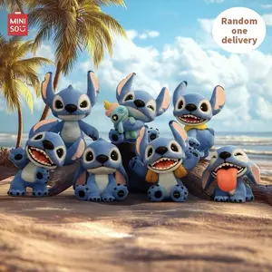 Disney Lilo & Stitch Fluffy Adventure Blind Box: High-Quality Blind Box Figurine,Perfect For Desk Decoration Collection For Stitch Fans & Friends