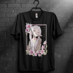 Frieren T-Shirt, Elf Mage Anime Shirt, Sousou no Frieren Tee, Fantasy Anime Gift, Fern and Frieren Shirt, Unisex Handmade Tee v2