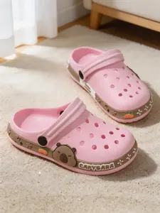 Kids Hole Shoes, Boys Girls Daily Home Outdoor Shoes, Soft Comfortable Anti-Slip Wear-Resistant, Capybara Pattern, Fashion Versatile Beach Shoes