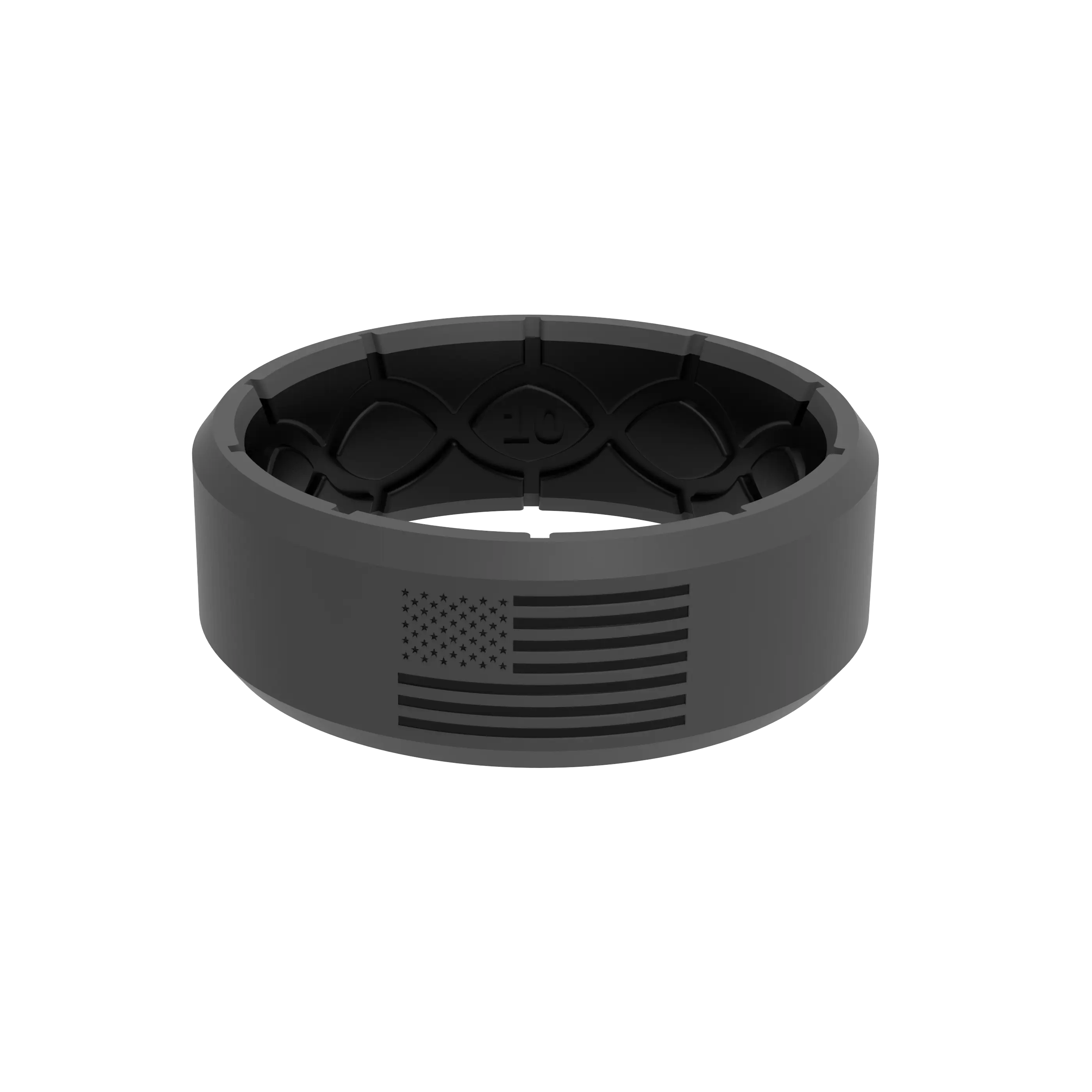 Zeus Edge Hero America Deep Stone Grey Ring