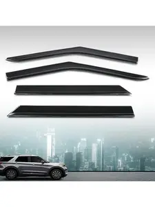 Fit For 2020-2025 Ford Explorer Window Vent Visors Rain Guards Deflectors