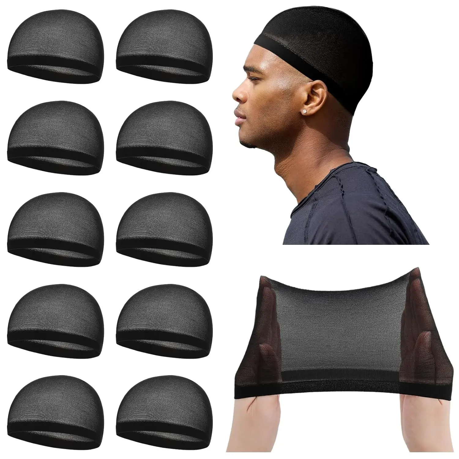 Stocking Wave Cap for Men Adult Stretchy Nylon Skull Wave Lightweight Beanie Caps Waves for Man Women Stocking Wave Cap for Men Adult Stretchy Nylon Skull Wave Lightweight Beanie Caps Waves for Man Women