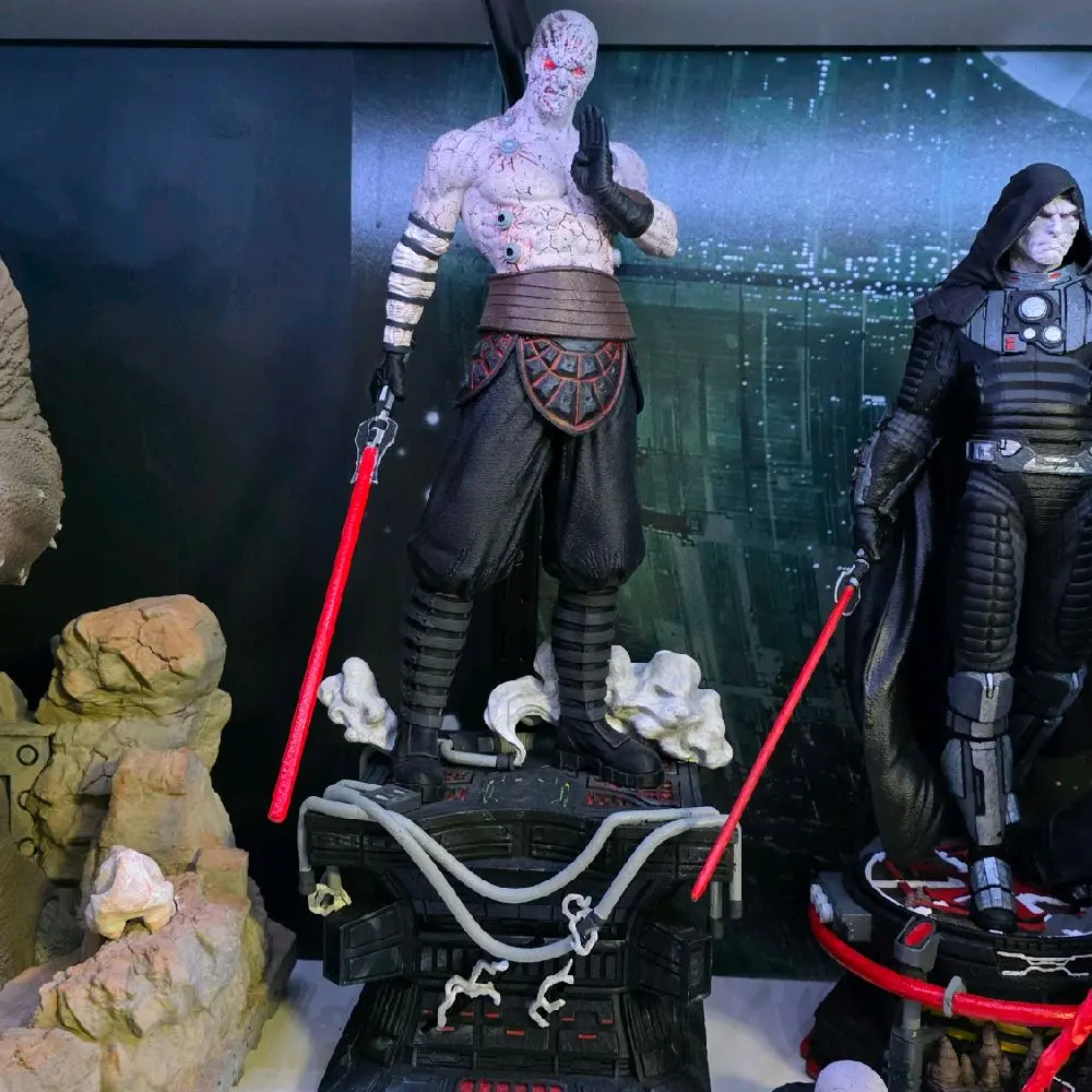 3D-printed and hand-painted Darth Sion figure, 1/6 scale, 19 inches tall