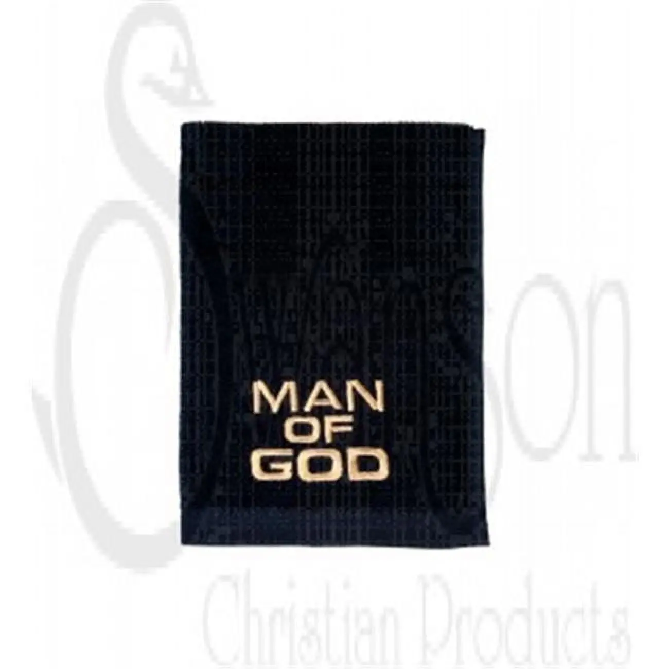 212 MAIN Men of God Bath Towel - Black with Gold Lettering, Essential Bathroom Supply, Ideal Gift for Faith-Focused Individuals