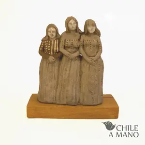 Selk’nam Women Sculpture — Hand-crafted Ceramic Figurine