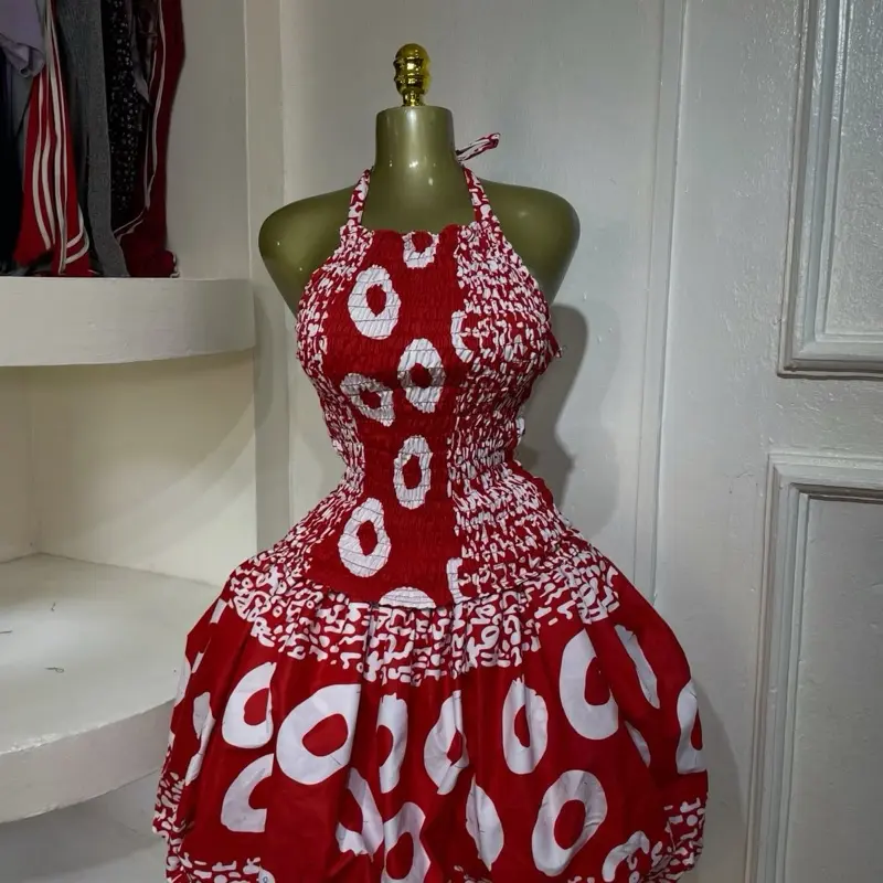 African top and skirt summer wear