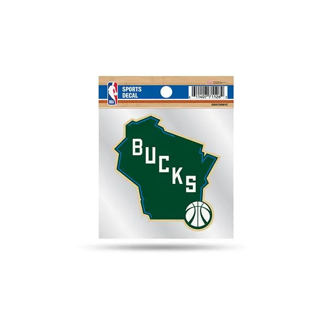 Rico Milwaukee Bucks State Logo Decal
