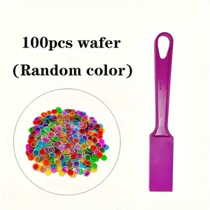 Bingo Game Wand Set with 100 Colorful Discs, Perfect for Large Group Games, Family Night, Sensory Boxes, Elderly Entertainment, Family Board Games, Party Games, Board Game Prop