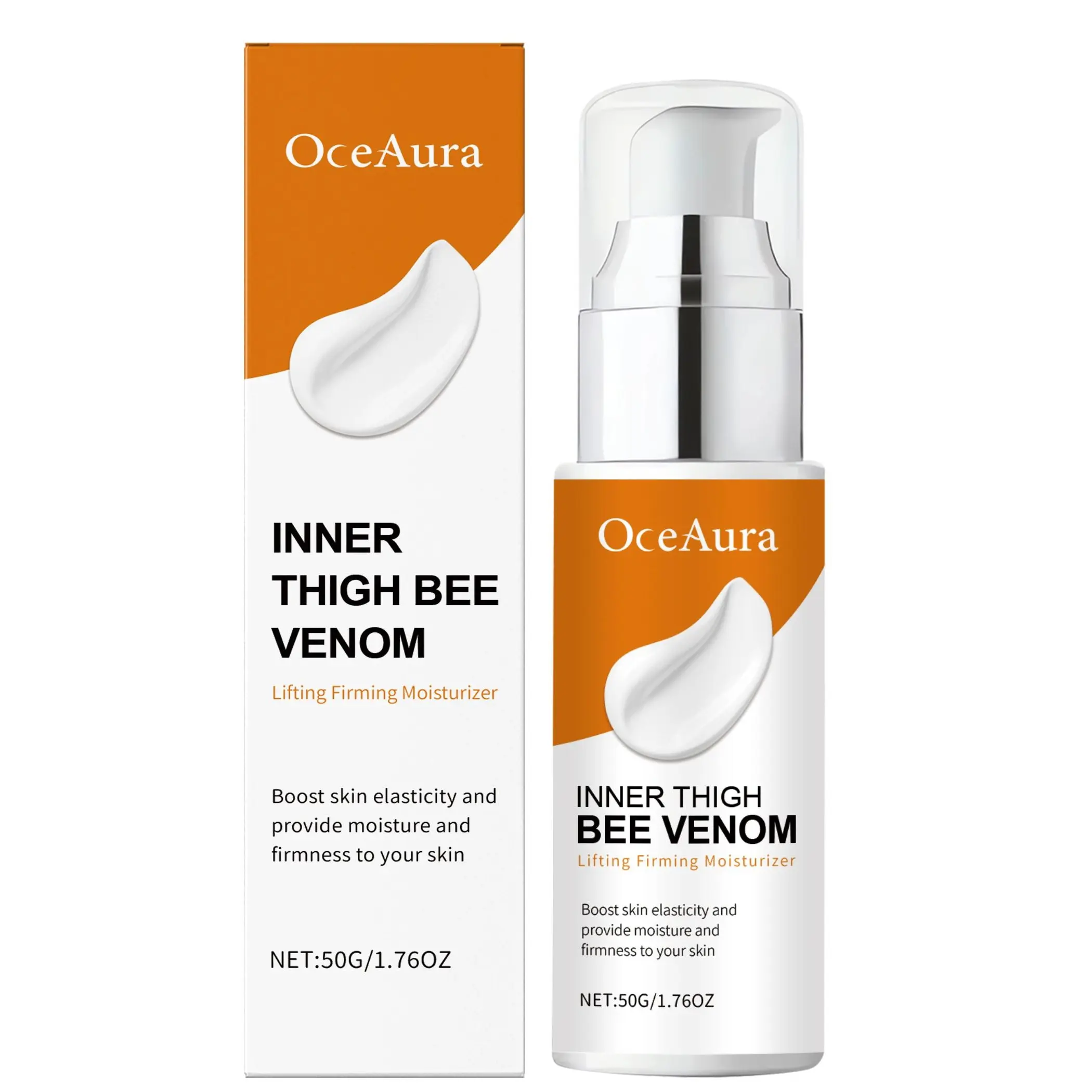 OceAura Leg Firming Cream - Honey, Coffee Extract, Shea Butter Oil, Vitamin E - Unisex Body Moisturizer & Repair Cream for All Skin Types,smoother-looking
