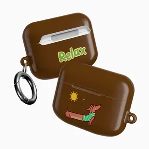 Dachshund AirPod Case – Dog in Sweater, Protective Cover