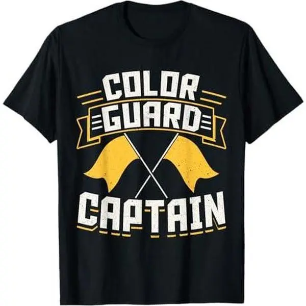 Color Guard Marching Band Color Guard Captain T-Shirt