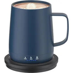 14oz Smart Self Heating Coffee Mug, Temperature Control Coffee Cup, Heated to 150°C°  F Type Rechargeable Heated Coffee Cup,Battery Life Up To 6 Hours,Coffee Cup Warmer,A Great Gift For Coffee Lovers