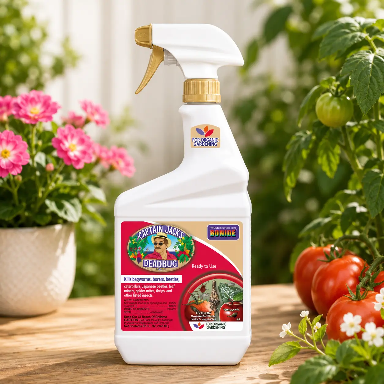 Bonide Captain Jack's Deadbug Brew 32 oz Ready-to-Use Outdoor Insecticide & Mite Killer for Organic Gardening (Home & Pest Control Supplies)