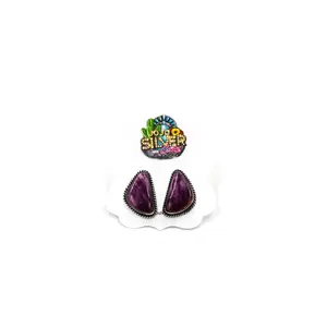 Free Form Studs - Purple Spiny