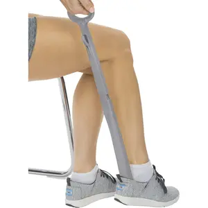 Long Shoe Horn with Handle for Seniors (23")-Sock Remover and Long Handled Shoehorn for Men & Women