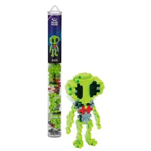 Plus-Plus Alien Tube - Toy with 70 Pieces to Create in 2D or 3D