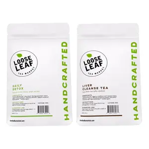 The Cleanse & Detox Tea Bundle, Two Caffeine-Free Loose Leaf Teas To Support Gut and Liver Health