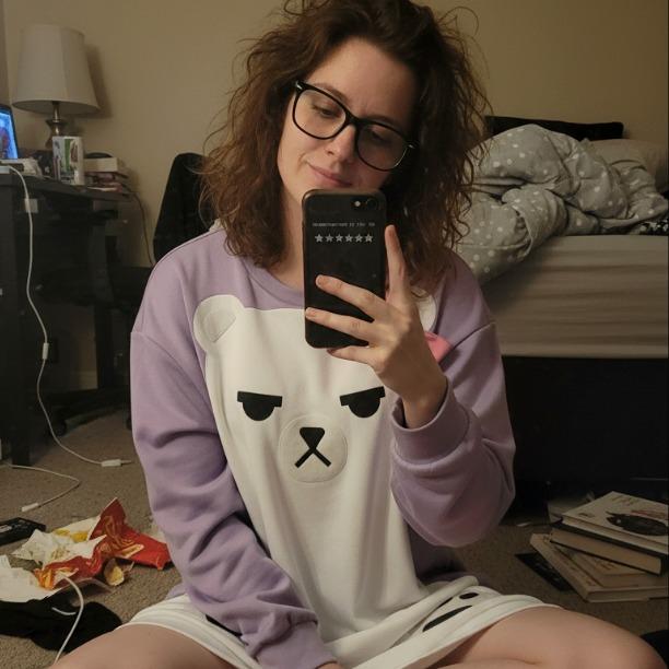 Anime Cosplay Mira Costume Kpop Pajamas Mira Purple Bear Hoodies for Adults Womens Halloween Outfits with Hair Rings Faux Cotton Sweater Cosplayer Clothes Soft Party Crewneck Gamis