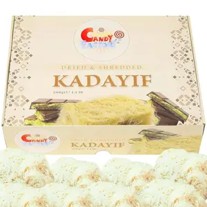 Premium 500gr Dried & Shredded Kadayif (Kataifi) Fillo Dough, Kurutulmus Kadayif Pastry Dough, Phyllo Dough for Dubai Chocolate, (1.1lb)