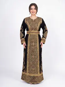 Bella Thobe - Embroidered Women's Thobe - Ceremonial, Traditional, Arabic Eid Dress - Perfect for Ramadan, Gifts for Her, Eid