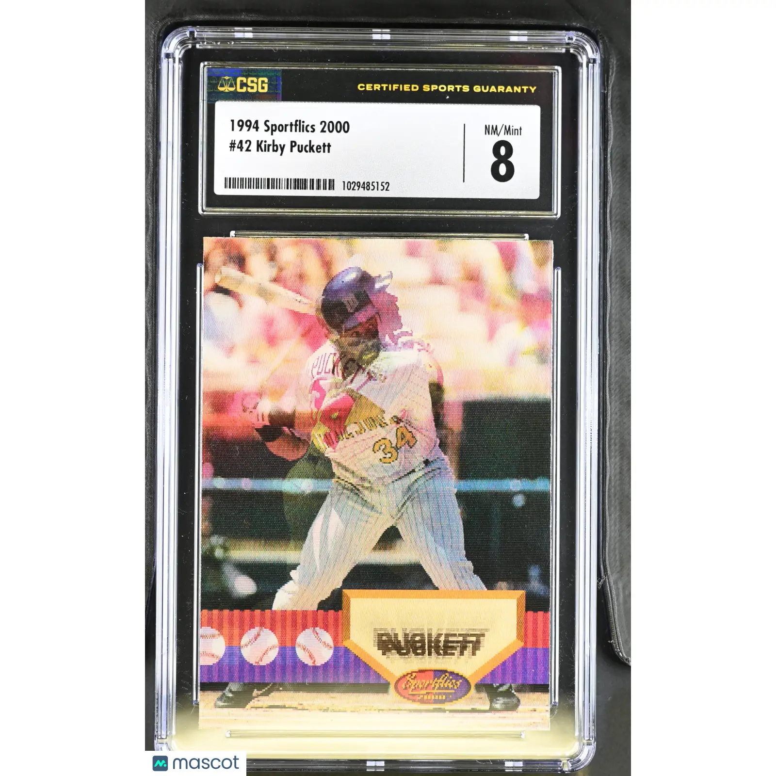 Kirby Puckett CGC 1994 2000 #42 Baseball 8