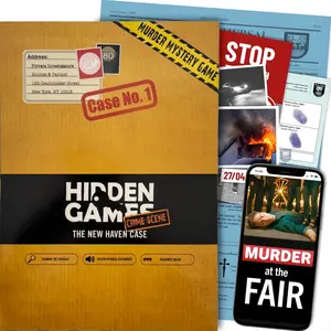 Hidden Detective Game, Realistic Mystery Solving Experience at Home, Analyze Evidence, Call Witnesses, Browse Websites, Track Cases