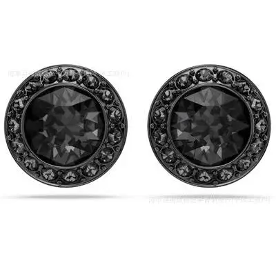 Black Roman earrings