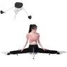 SEANLEECORE Unisex Adjustable Stainless Steel Leg Stretcher - Corrosion/Rust-Resistant, Adjustable Size, Internal Ratchet Lock, Foam Pads, Leather Cushion, Rocker Mechanism, 300 lbs Capacity, Portable Home Gym Equipment for Yoga/Ballet, Full Flexibility