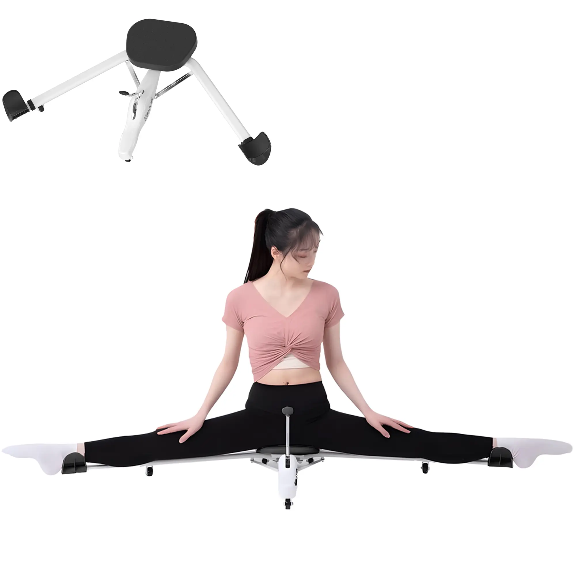 seanleecore Split Machine, Leg Stretcher Machine to improve Flexibility and Quality of Stretching, Equipment Suitable for Ballet, Cheerleading Dance,